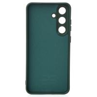 Силіконовий чохол SOFT Silicone Case для телефону Samsung S25 FE (без лого) темно-зелений