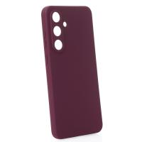 Силіконовий чохол SOFT Silicone Case для телефону Samsung S25 FE (без лого) бордовий