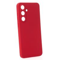 Силіконовий чохол SOFT Silicone Case для телефону Samsung S25 FE (без лого) червоний