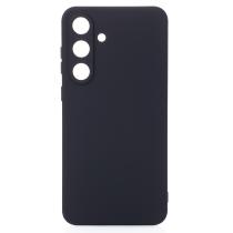 Силиконовый чехол SOFT Silicone Case для Samsung S25 FE (без лого) черный