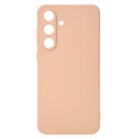 Силиконовый чехол SOFT Silicone Case для Samsung S25 FE (без лого) пудра
