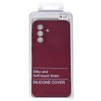 Силіконовий чохол SOFT Silicone Case для телефону Samsung A37 (без лого) бордовий