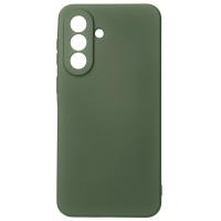 Силиконовый чехол SOFT Silicone Case для Samsung A57 (без лого) темно-зеленый