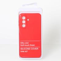 Силиконовый чехол SOFT Silicone Case для Samsung A27 (без лого) красный