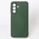 Силиконовый чехол SOFT Silicone Case для Samsung A27 (без лого) темно-зеленый