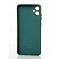 Силиконовый чехол SOFT Silicone Case для Samsung A05 (без лого) темно-зеленый