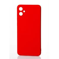 Силиконовый чехол SOFT Silicone Case для Samsung A05 (без лого) красный