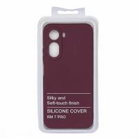 Силиконовый чехол SOFT Silicone Case для Xiaomi Redmi A7 Pro бордовый