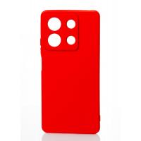 Силиконовый чехол SOFT Silicone Case для Xiaomi Redmi Note 13 5G (без лого) красный