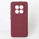 Силіконовий чохол SOFT Silicone Case для телефону Xiaomi Redmi Note 15 4G (без лого) бордовий