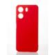 Силіконовий чохол SOFT Silicone Case для телефону Xiaomi Redmi 13C 4G (без лого) червоний
