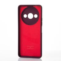Силіконовий чохол SOFT Silicone Case для телефону Xiaomi Redmi A3/Poco C61 (без лого) бордовий