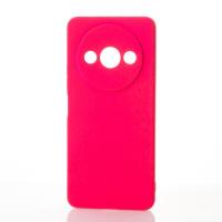 Силіконовий чохол SOFT Silicone Case для телефону Xiaomi Redmi A3/Poco C61 (без лого) малиновий