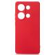 Силіконовий чохол SOFT Silicone Case для телефону Xiaomi Redmi Note 13 Pro 4G (без лого) червоний