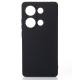Силіконовий чохол SOFT Silicone Case для телефону Xiaomi Redmi Note 13 Pro 4G (без лого) чорний