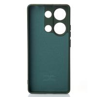 Силіконовий чохол SOFT Silicone Case для телефону Xiaomi Redmi Note 13 4G (без лого) темно-зелений