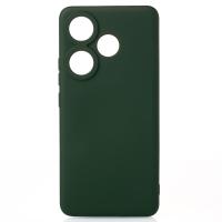 Силиконовый чехол SOFT Silicone Case для Xiaomi Poco F6/Redmi Turbo 3 (без лого) темно-зеленый