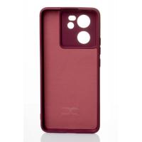 Силіконовий чохол SOFT Silicone Case для телефону Xiaomi 13T (без лого) бордовий