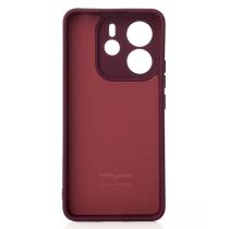 Силіконовий чохол SOFT Silicone Case для телефону Xiaomi Redmi Note 14 4G Europa (без лого) бордовий