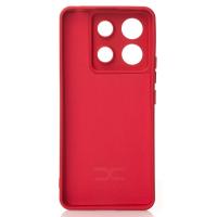 Силиконовый чехол SOFT Silicone Case для Xiaomi Redmi Note 13 Pro 5G/ Poco X6 5G (без лого) красный