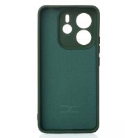 Силиконовый чехол SOFT Silicone Case для Xiaomi Redmi Note 14 4G Europa (без лого) темно-зеленый