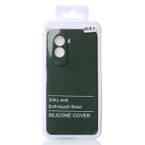 Силіконовий чохол SOFT Silicone Case для телефону Xiaomi Poco M7 4G (без лого) темно-зелений