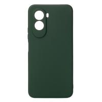Силіконовий чохол SOFT Silicone Case для телефону Xiaomi Poco M7 4G (без лого) темно-зелений
