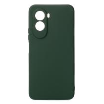 Силіконовий чохол SOFT Silicone Case для телефону Xiaomi Poco M7 4G (без лого) темно-зелений