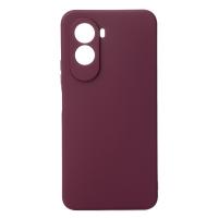 Силіконовий чохол SOFT Silicone Case для телефону Xiaomi Poco M7 4G (без лого) бордовий