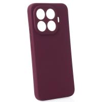 Силиконовый чехол SOFT Silicone Case для Xiaomi 15T Pro (без лого) бордовый