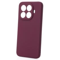 Силиконовый чехол SOFT Silicone Case для Xiaomi 15T (без лого) бордовый