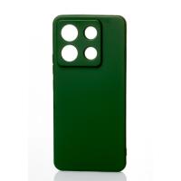 Силіконовий чохол SOFT Silicone Case для телефону Xiaomi Redmi Note 13 Pro 5G/ Poco X6 5G (без лого) темно-зелений