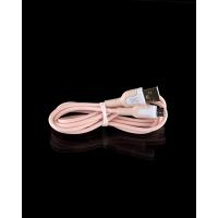 USB cable DC micro (CL-12) 2.1A розовый