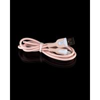 USB кабель DC Type-C (CL-12) 2.1A рожевий