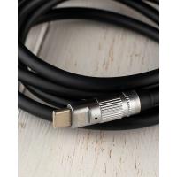 USB кабель DC Type-C to Type-C (CL-F28B) OD6.0/ PD/ 60W/ 1.2m чорний