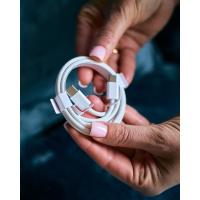 USB cable Foxconn Type-C to Type-C тканевый (тех. пакет) белый