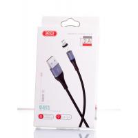 USB cable XO Lightning (NB125) Magnetic черный