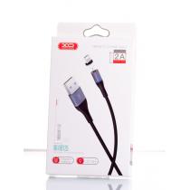 USB cable XO Lightning (NB125) Magnetic черный