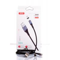 Магнітний USB кабель XO Lightning (NB125) Magnetic чорний
