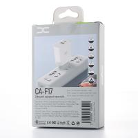 (уцінка) МЗП DC блок (1 PD / 20W Fast Charger + 1 QC3.0) (CA-F17) білий
