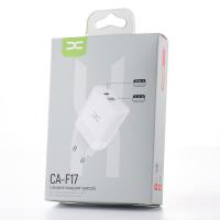 (уцінка) МЗП DC блок (1 PD / 20W Fast Charger + 1 QC3.0) (CA-F17) білий
