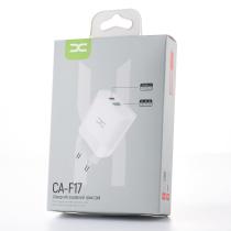 (уцінка) МЗП DC блок (1 PD / 20W Fast Charger + 1 QC3.0) (CA-F17) білий