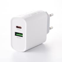 (уцінка) МЗП DC блок (1 PD / 20W Fast Charger + 1 QC3.0) (CA-F17) білий