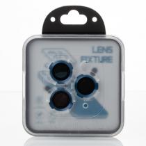 Захисне скло для камери DARK (BOX) iPhone 11 Pro / iPhone 11 Pro Max / iPhone 12 Pro синій