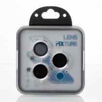 Захисне скло для камери DARK (BOX) iPhone 12 Pro Max срібний