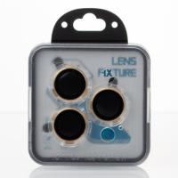 Захисне скло для камери DARK (BOX) iPhone 13 Pro / iPhone 13 Pro Max золотий