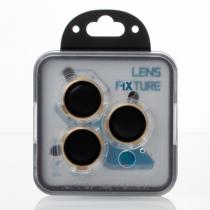 Захисне скло для камери DARK (BOX) iPhone 13 Pro / iPhone 13 Pro Max золотий