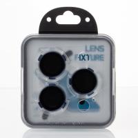 Захисне скло для камери DARK (BOX) iPhone 15 Pro / iPhone 15 Pro Max темно-синій