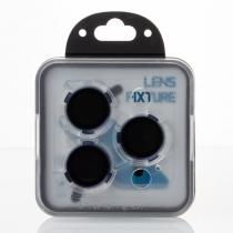 Захисне скло для камери DARK (BOX) iPhone 15 Pro / iPhone 15 Pro Max темно-синій