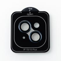 Захисне скло для камери DARK iPhone 15 / iPhone 15 Plus синій